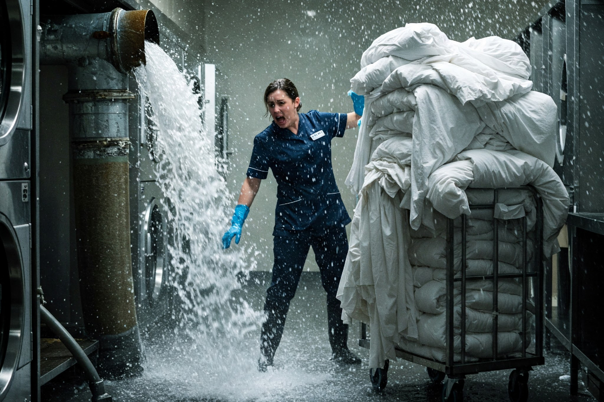 Flooded Laundry Room In A Hotel 1200X800