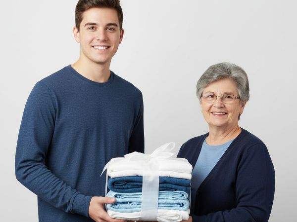 Mother And Son And The Gift Of Laundry Services 600X450